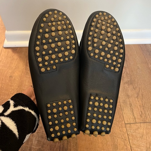 Coach and Four Alfa Penny Driving Black loafers 8.5 /9M Made in Italy - Picture 9 of 16